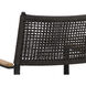 Nava Black Outdoor Stackable Dining Armchair, Set Of 2
